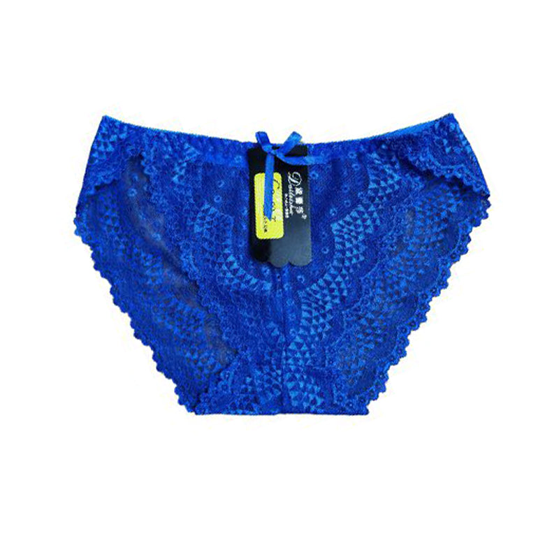 Pack of 3 Lace Women’s Panties – Seamless Underwear Briefs with Bowknot