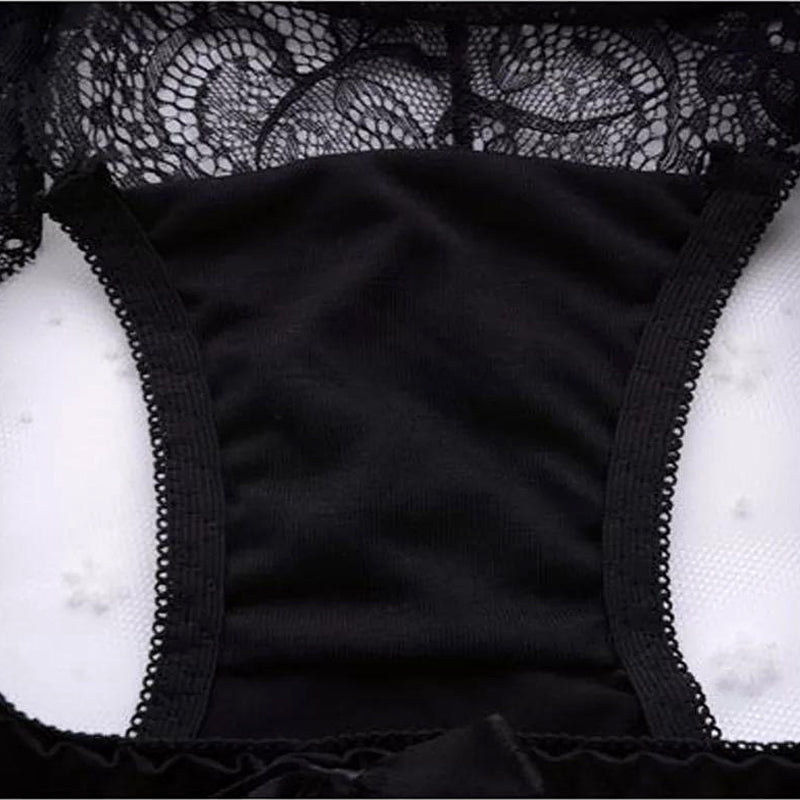 Elegant Butterfly Back Front-Closure Push-Up Bra & Panty Set for Women – Comfortable Everyday Lingerie